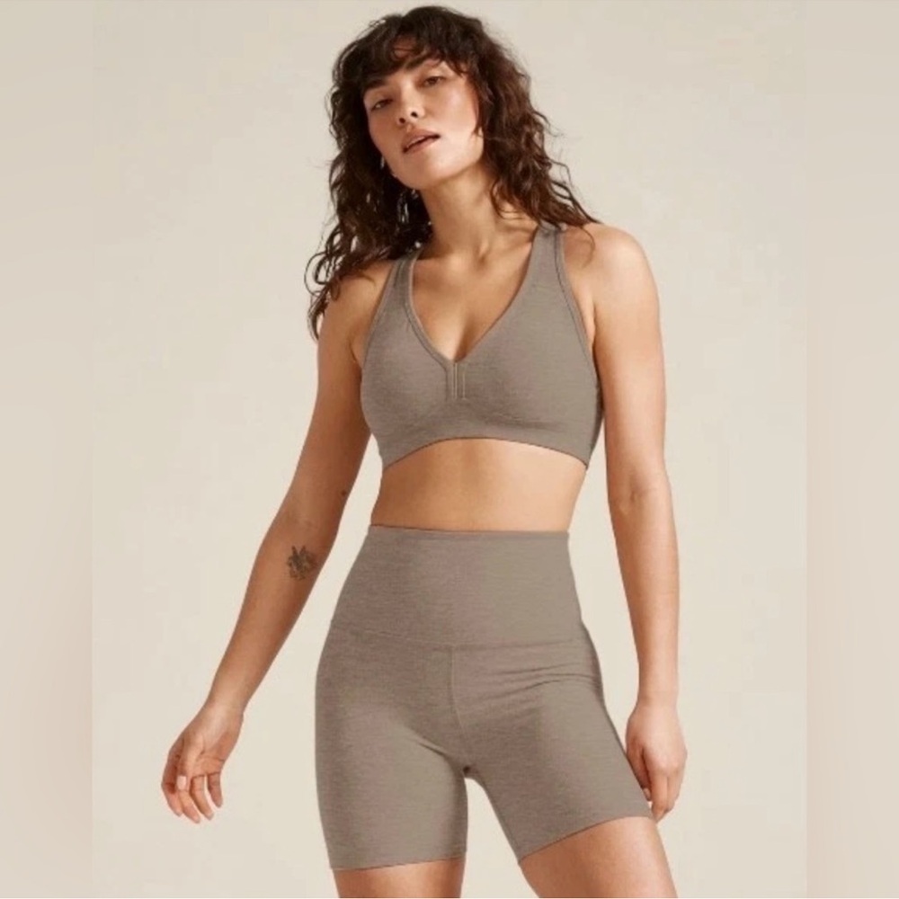 Beyond yoga birch spacedye biker shorts